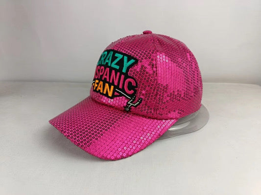 Pink Sequin Spurs Cap (SnapBack)