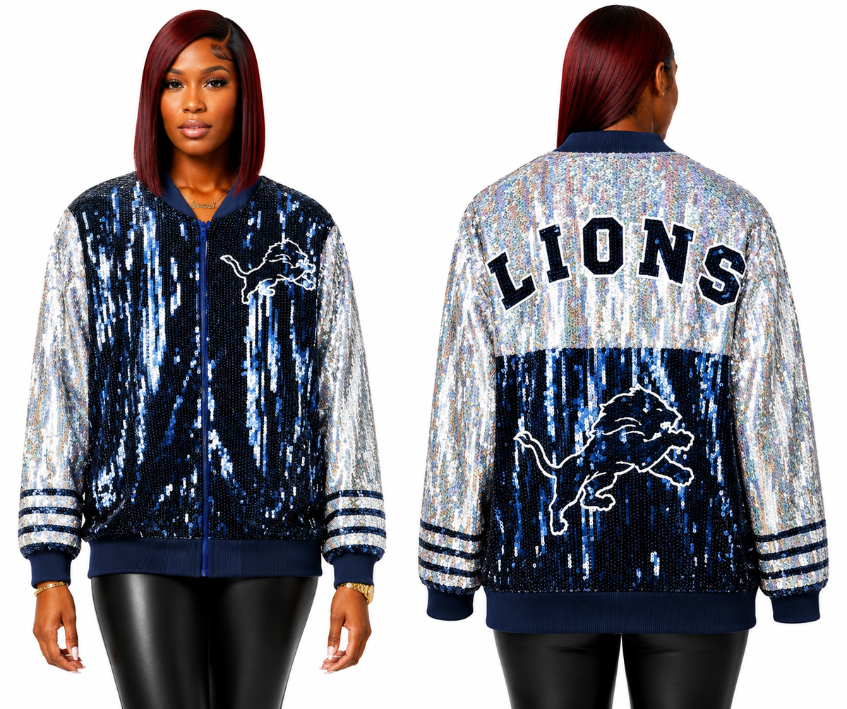 Sequin Lions Jacket (one size) fits small medium large