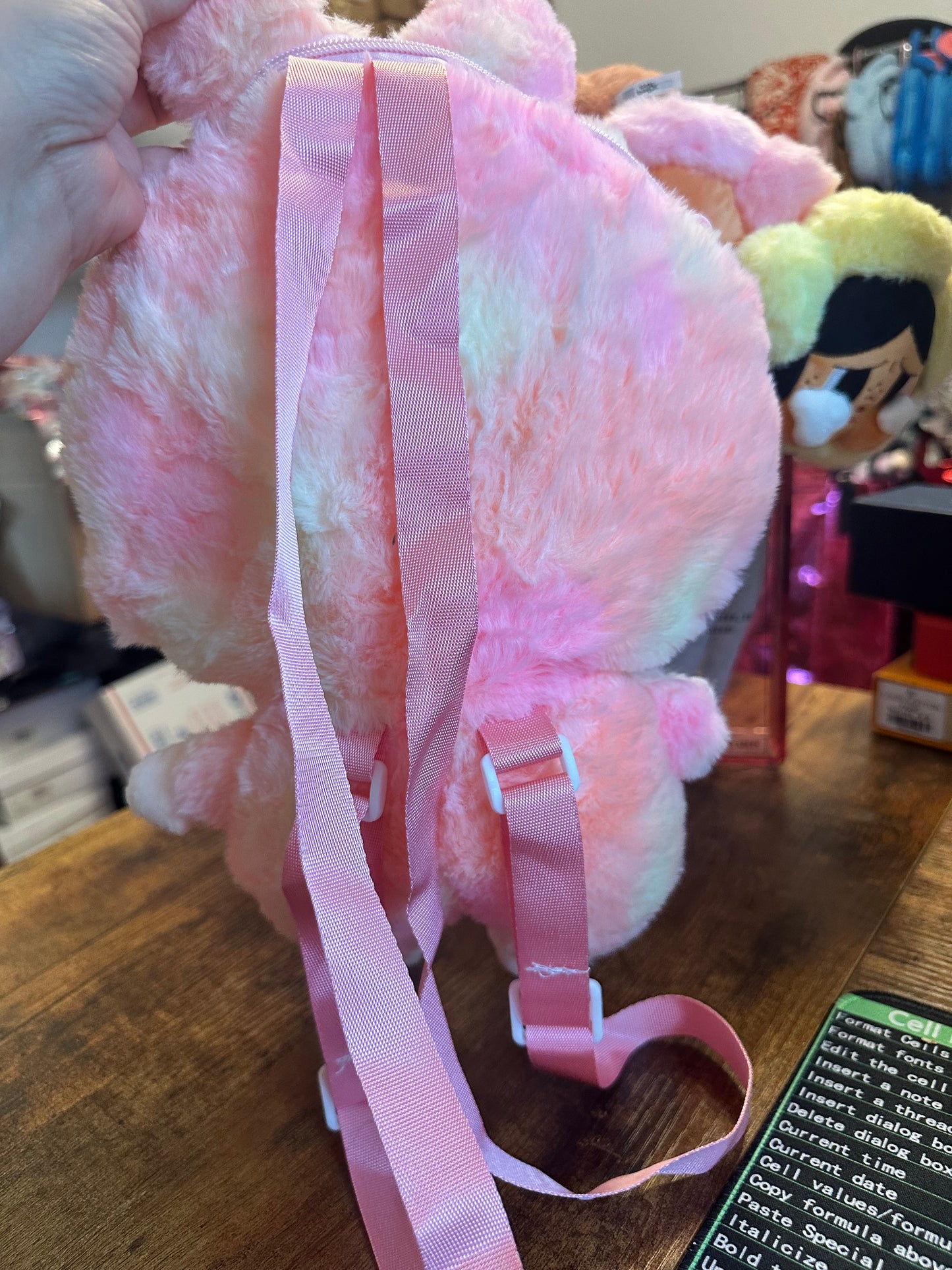 Labubu Yellow/pink backpack