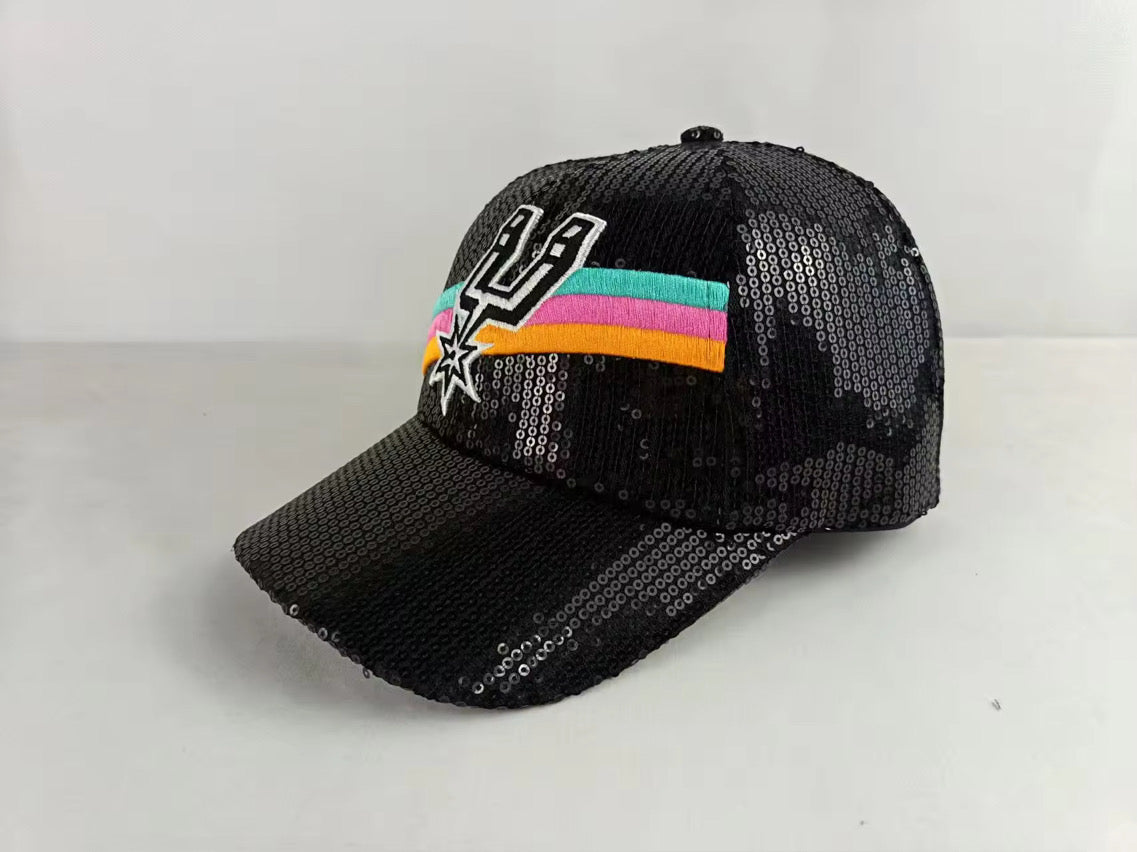 Custom Sequin Spurs Cap (snap back)