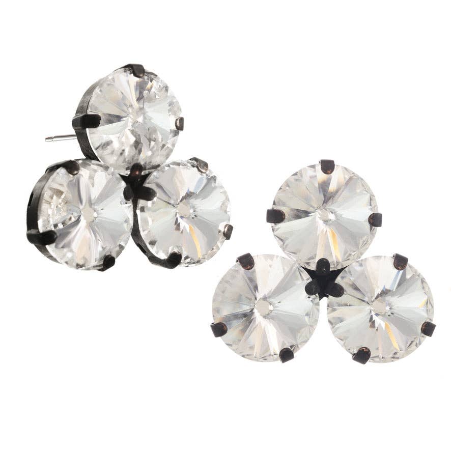 Reya Earrings in Smutt