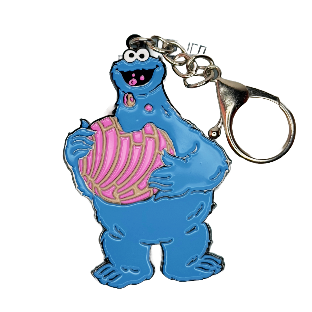 Concha Monster Metal Key Chain