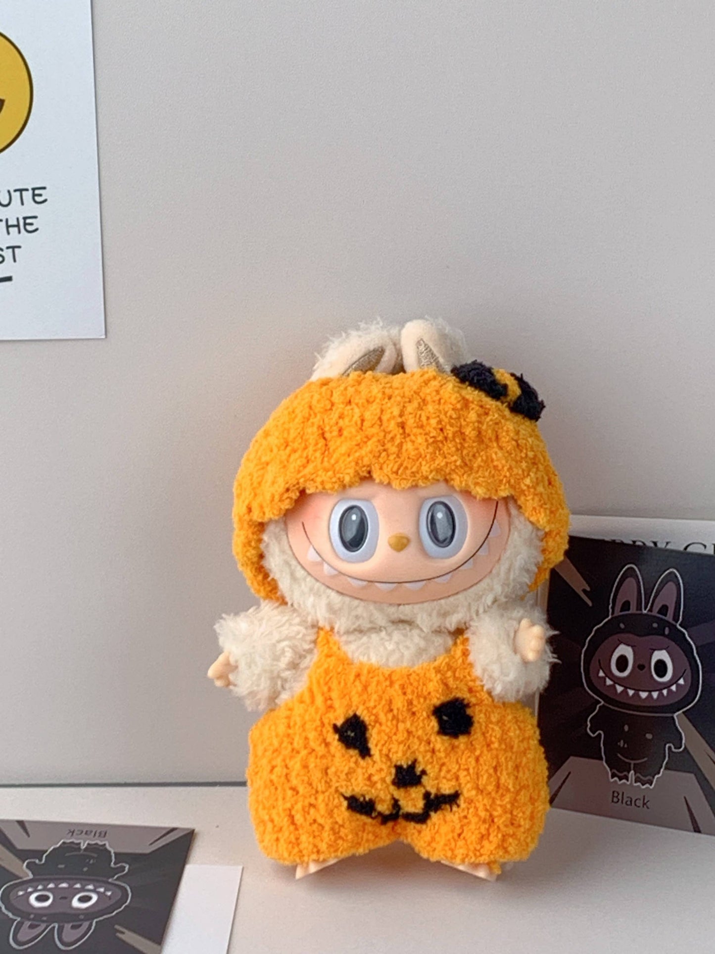 Crochet Halloween Labubu Outfit, holiday decoration