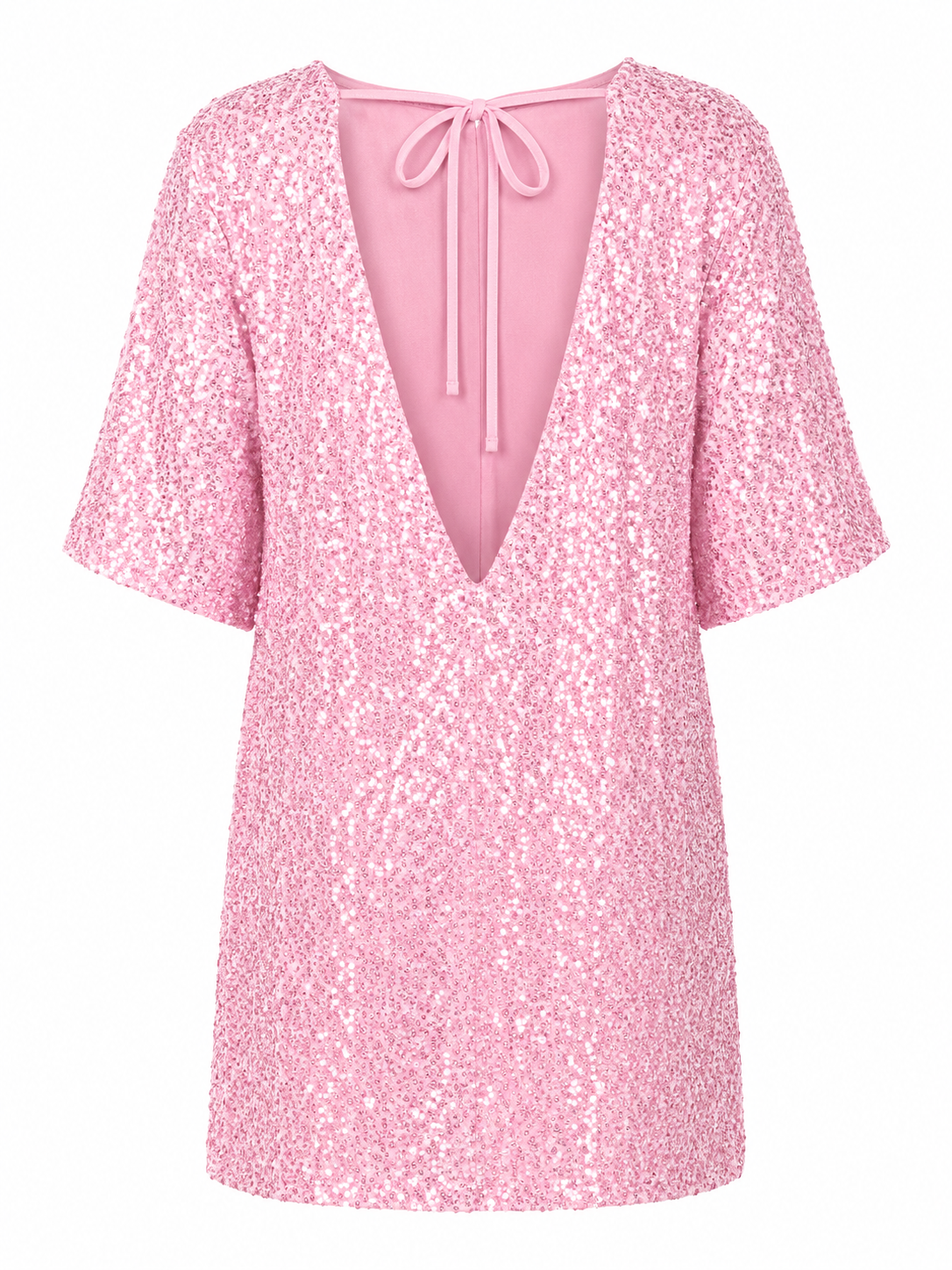 Sequin Pink Mini dress (one size) fits small medium large