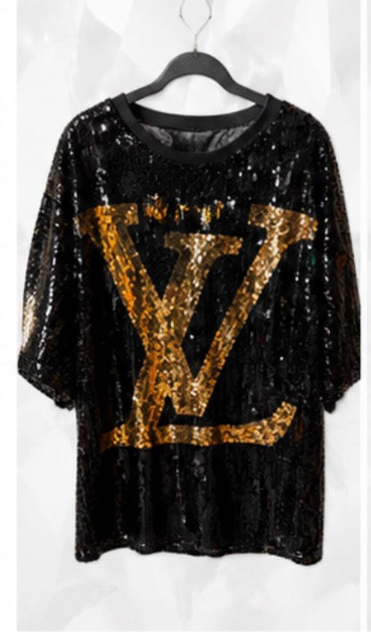 Sequin LV Dress One Size (Small, Medium, Large)
