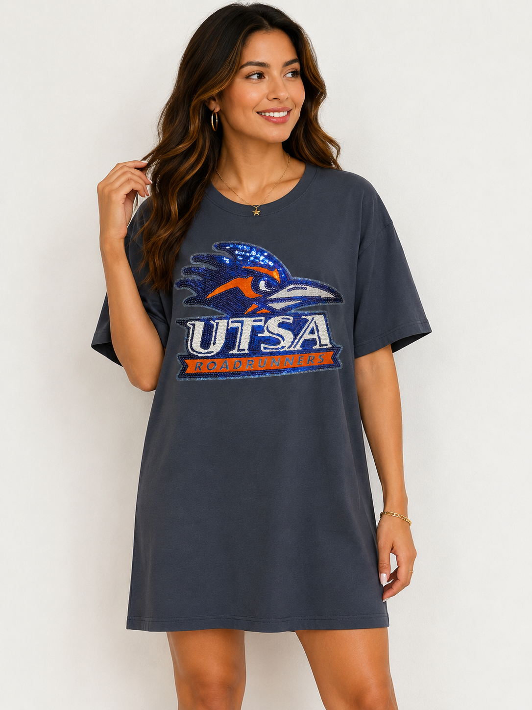 UTSA Tshirt Dress Navy