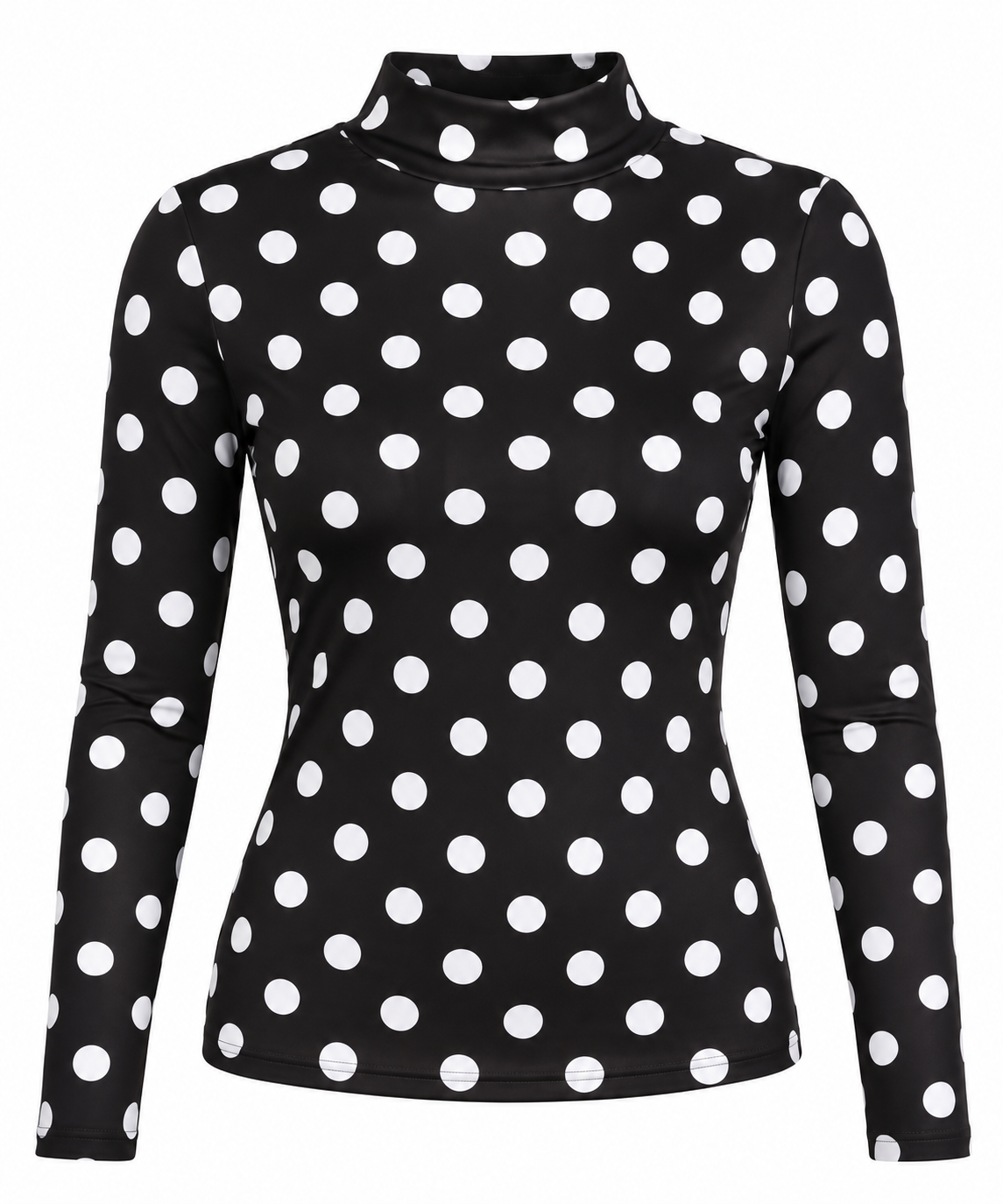 Black White Polka Dot True To Size (Stretch)