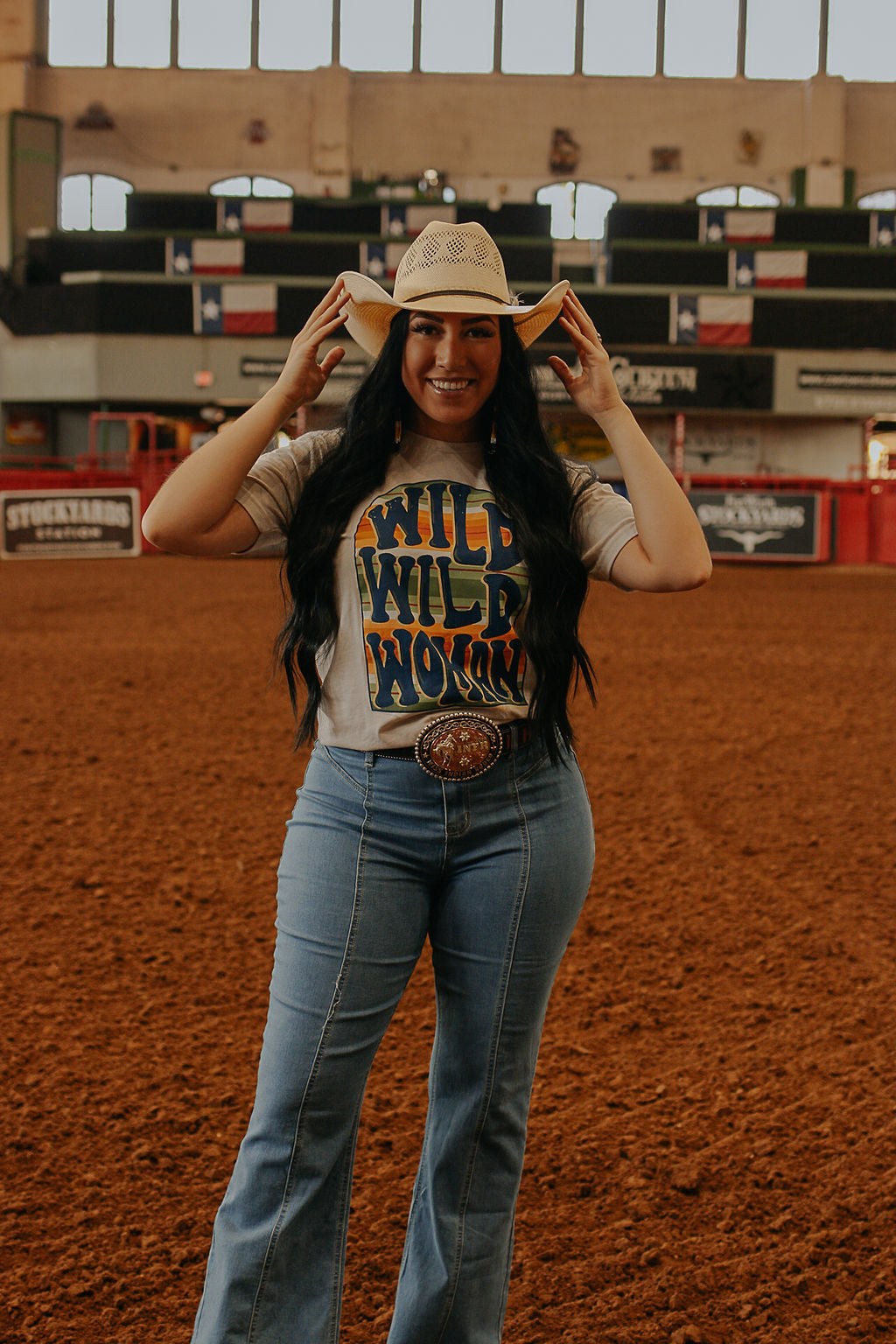 Wild, Wild Woman Western Graphic T-shirt