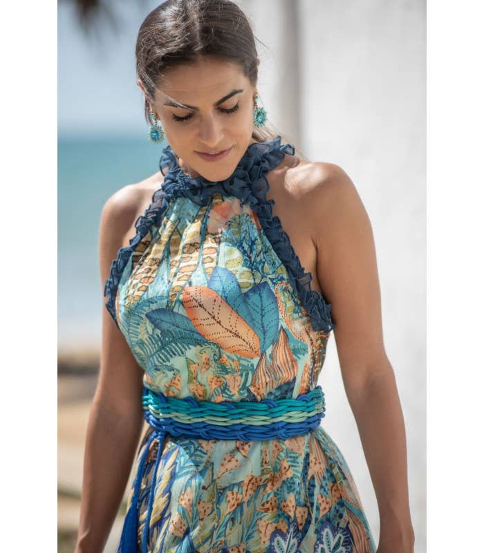 MENORCA GARR SUNSET & MOON DRESS