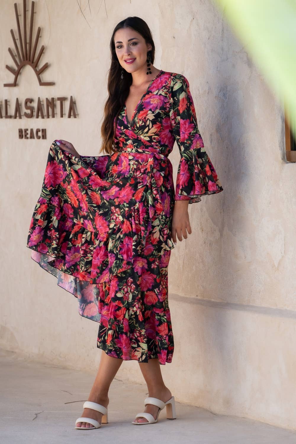 Ola Spring Sunset & Moon Dress