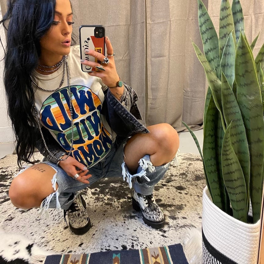 Wild, Wild Woman Western Graphic T-shirt