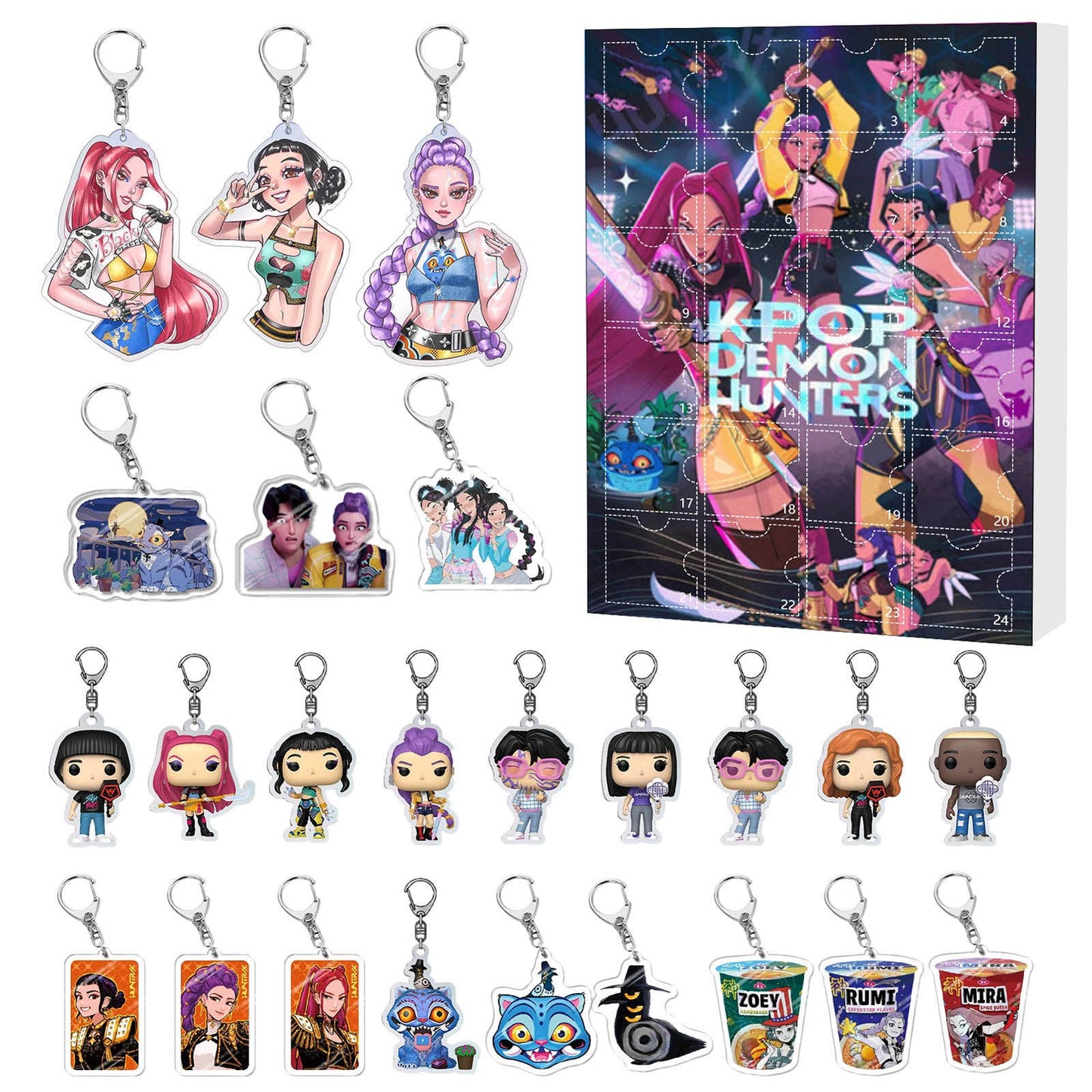 K-Pop Demon Hunters Christmas Advent Calendar Blind Box