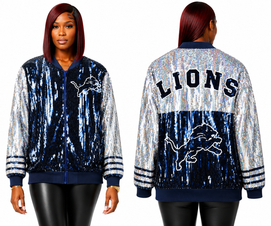 Sequin Lions Jacket (one size) fits small medium large