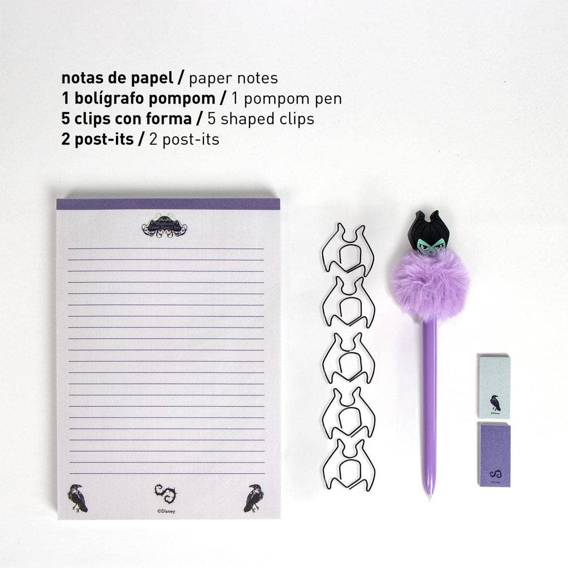 DISNEY VILLAINS STATIONERY SET - 2700001198