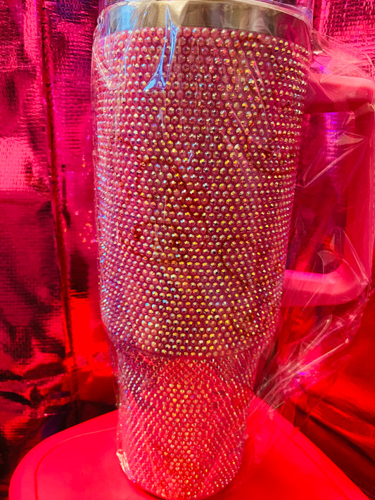 Bedazzled Pink Melody Tumbler 40oz
