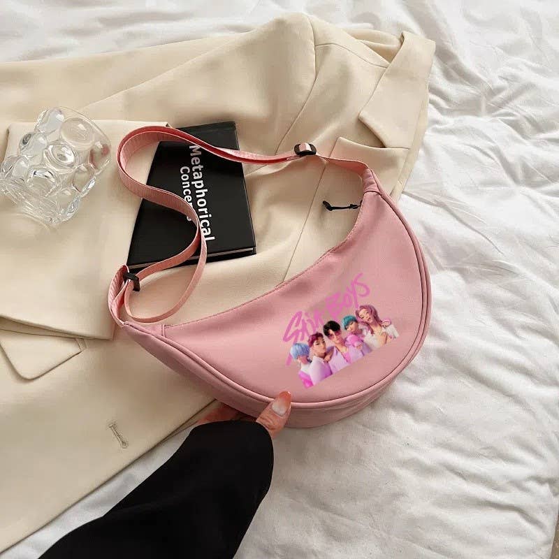 K-Pop Demon Hunters Pink Crossbody Bag