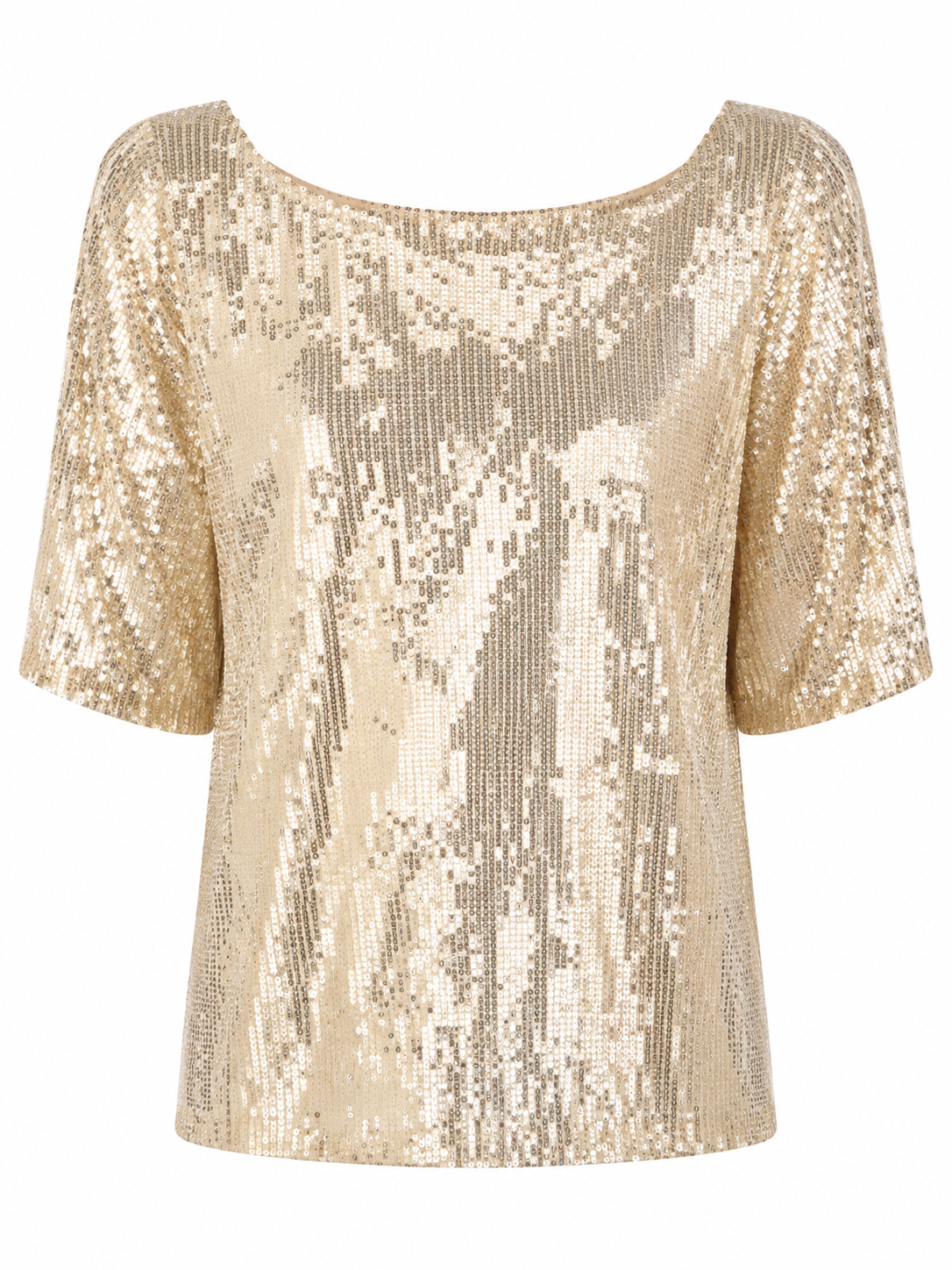 Golden Sequin Top
