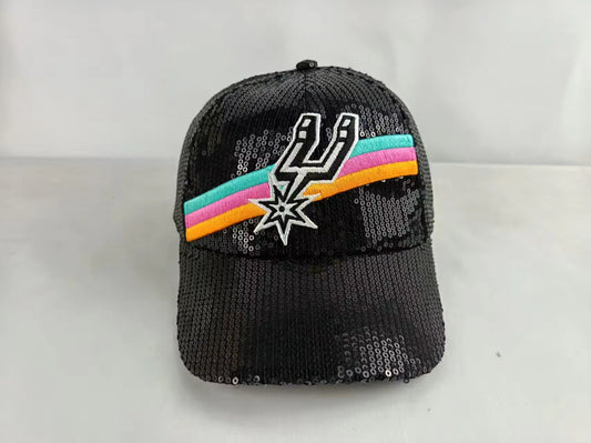 Custom Sequin Spurs Cap (snap back)