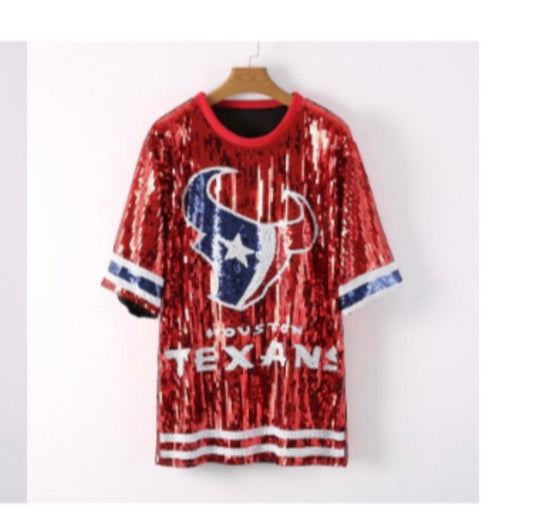Texans Dress (OneSize fits Small, Medium, Large)