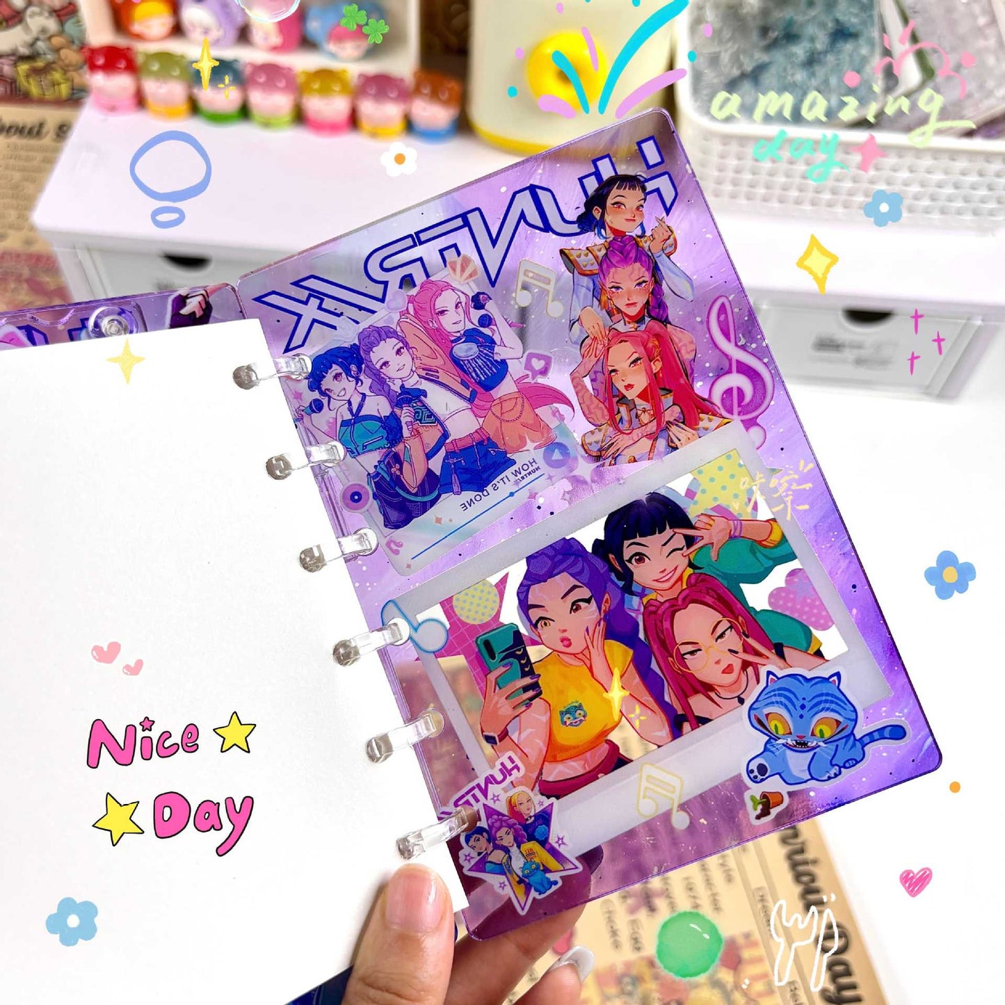 K-Pop Demon Hunters A7 Student Spiral Notebook