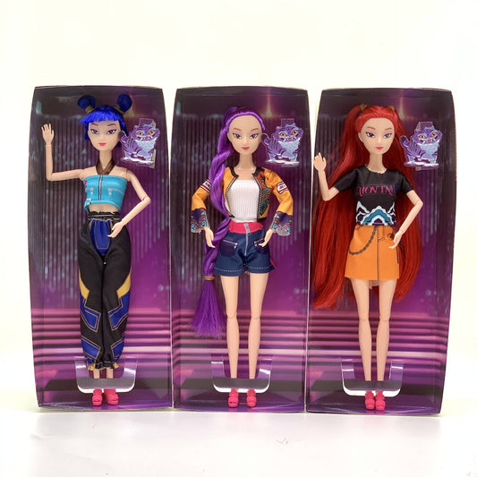 K-Pop Demon Hunters Dolls Articulated Collectible Figures