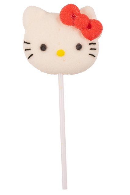 Hello Kitty Marshmallow Head on a Stick (Case of 24)