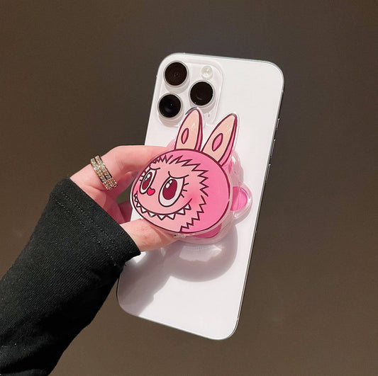 Hot Pink Labubu Magnetic phone Holder Grip Phone Accessory