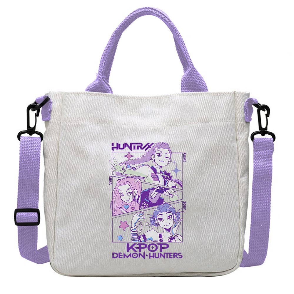 K-Pop Demon Hunters Canvas Hand Bag Crossbody Bag
