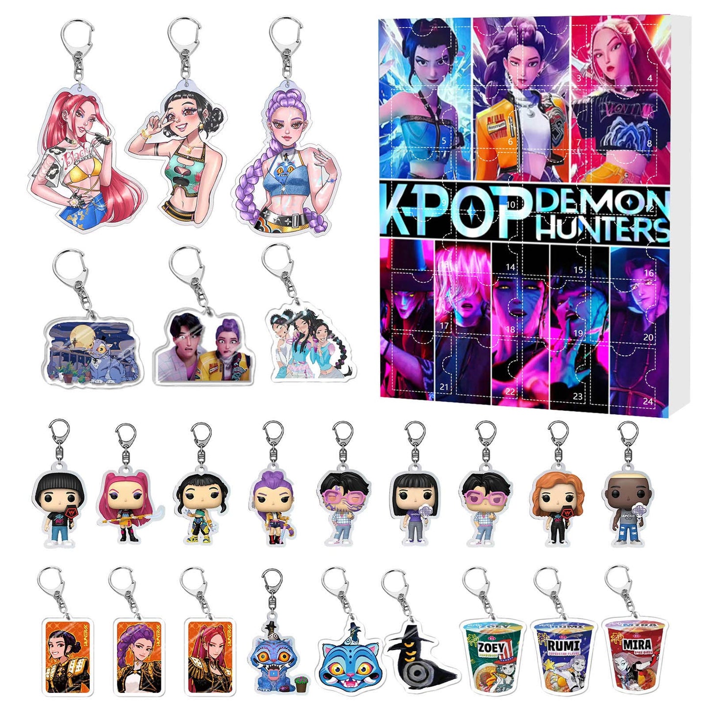 K-Pop Demon Hunters Christmas Advent Calendar Blind Box