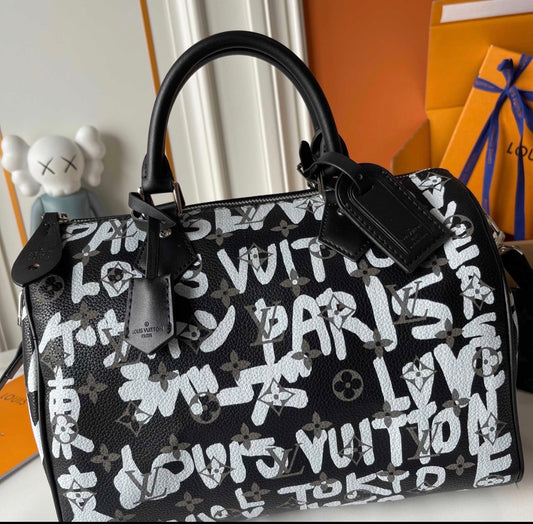 Inspired LV graffiti speedy 30 (not authentic)