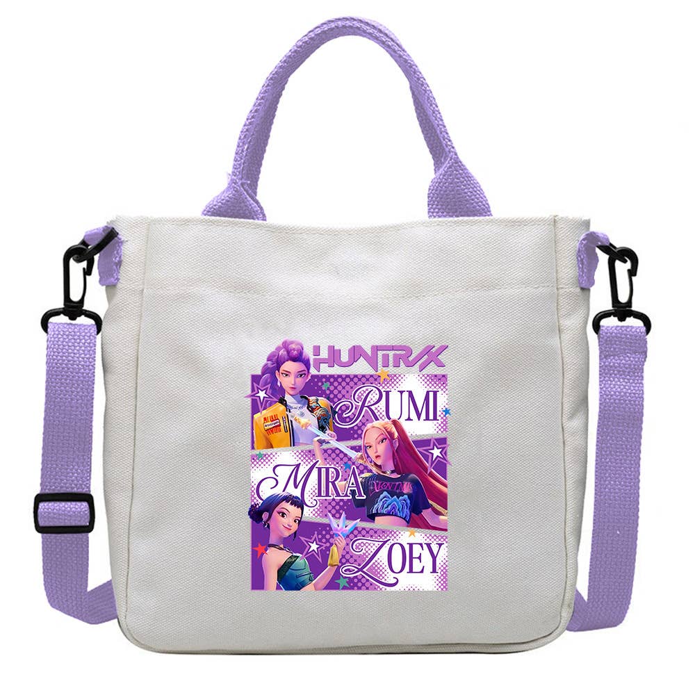 K-Pop Demon Hunters Canvas Hand Bag Crossbody Bag