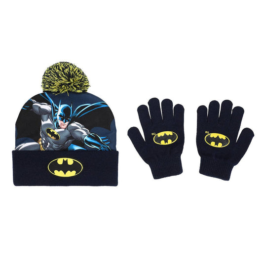 DC Comics Batman Youth Beanie & Gloves Combo