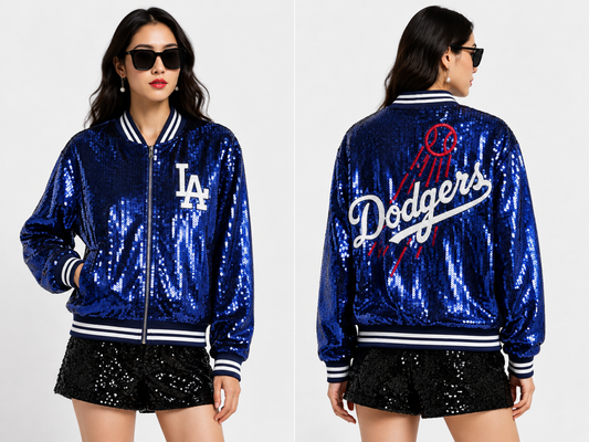 Dodgers sequin Jacket (one size) fits small medium large