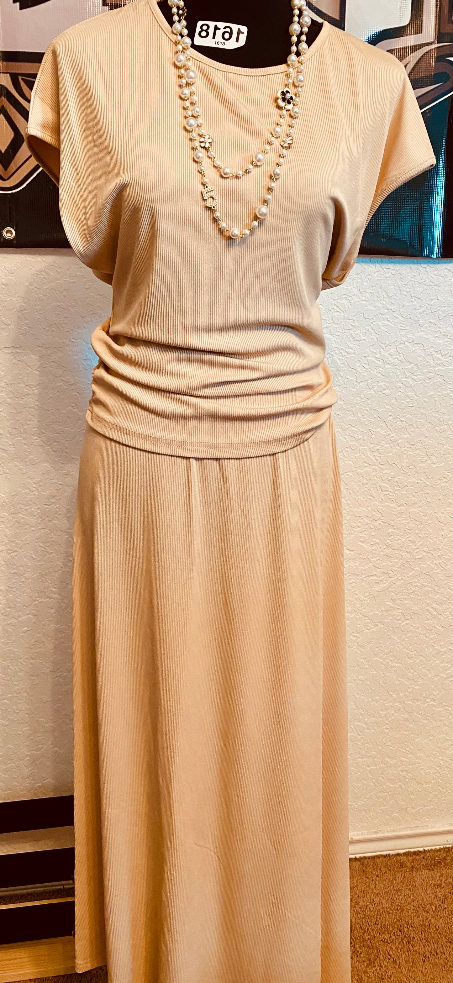 Two Piece Nude Set