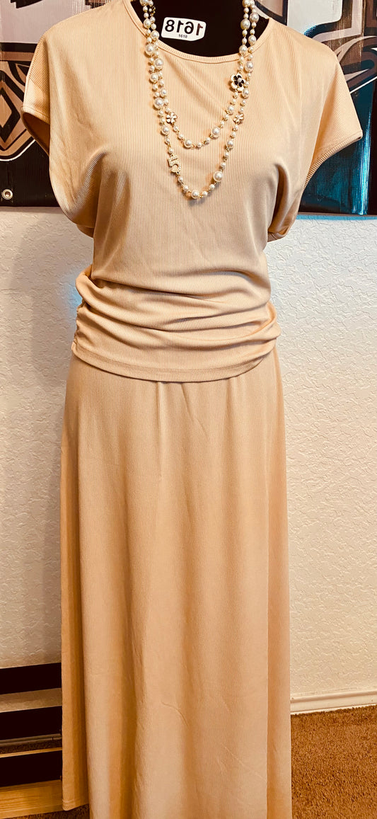 Two Piece Nude Set