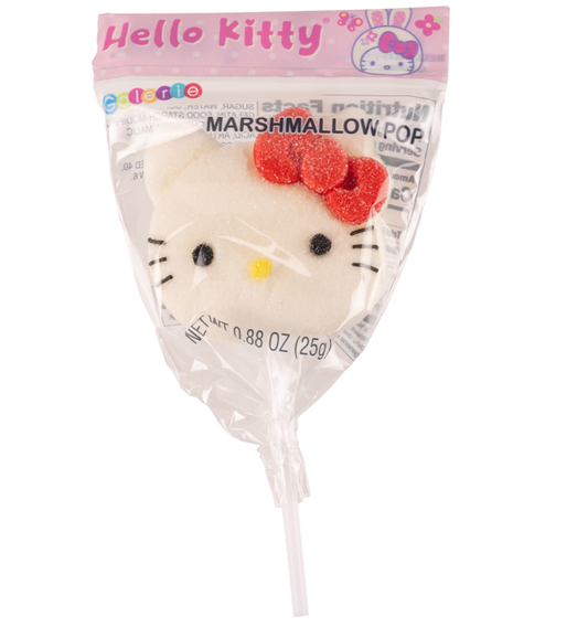 Hello Kitty Marshmallow Head on a Stick (Case of 24)