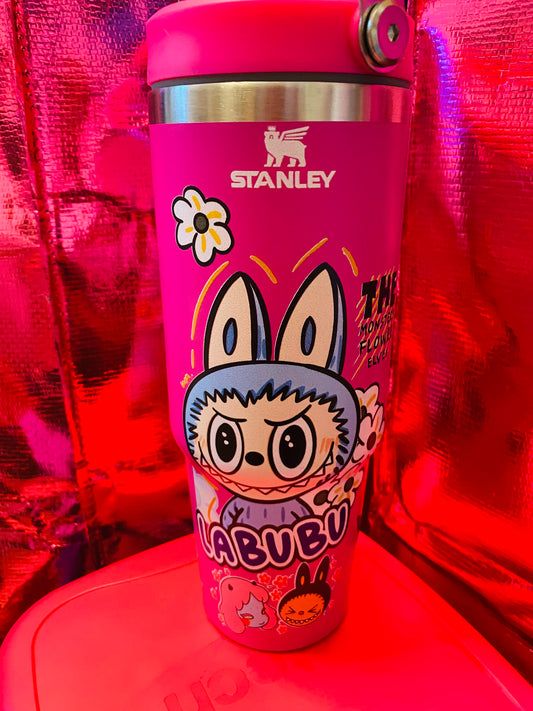 Inspired Hot Pink Labubu Stanley