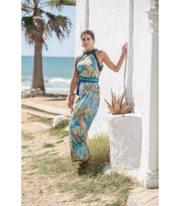 MENORCA GARR SUNSET & MOON DRESS