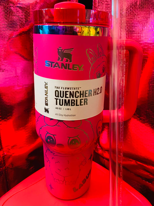 Inspired Hot Pink Labubu Stanley