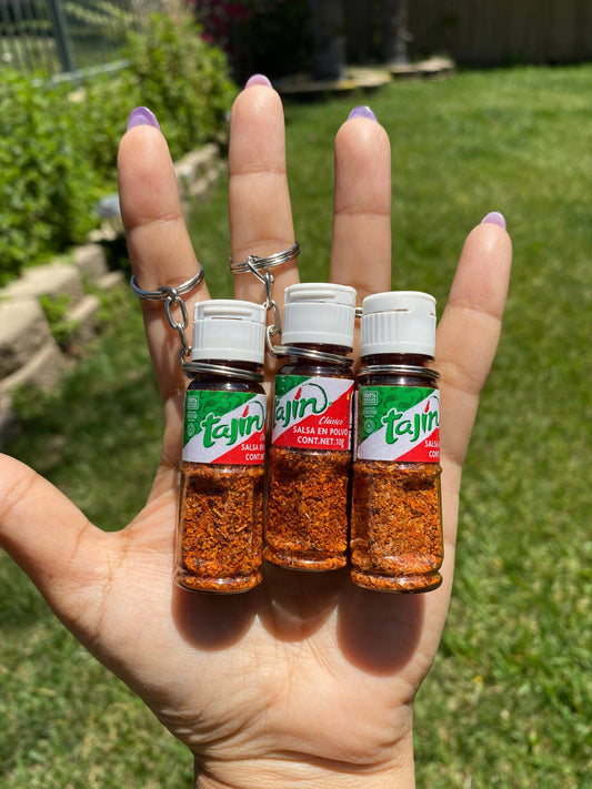 Refillable Tajin Keychain- Set of 3