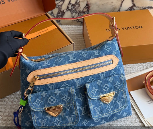 Inspired denim crossbody (not authentic)