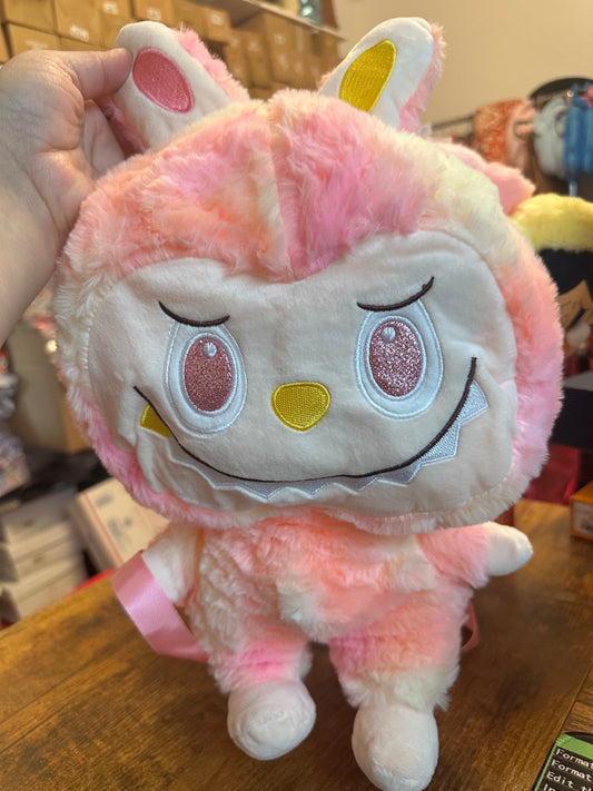 Labubu Yellow/pink backpack