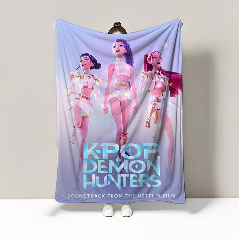 KPop Demon Hunters Soft Plush Blanket
