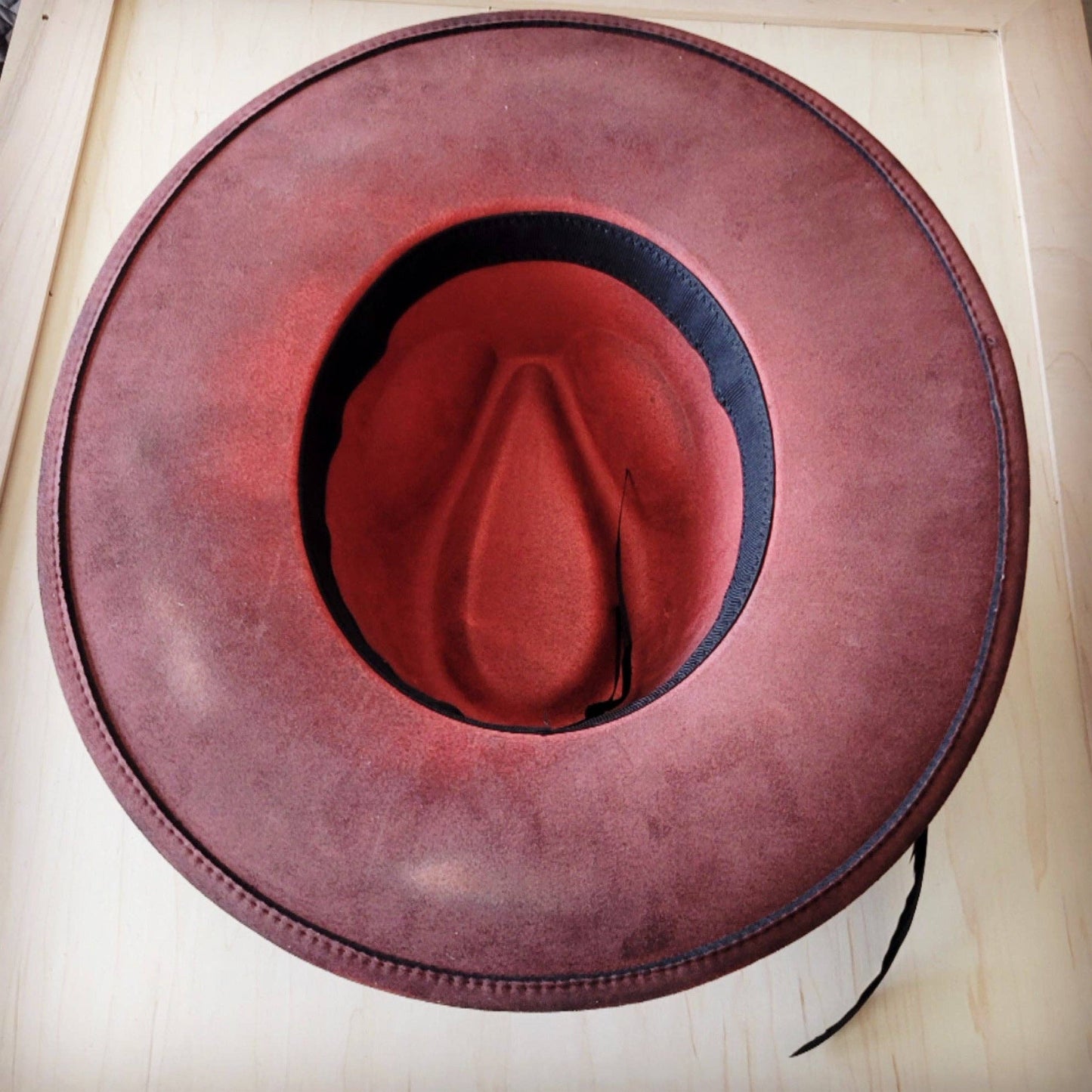 CUSTOM Hand-Painted Cowgirl Western Boho Hat A118