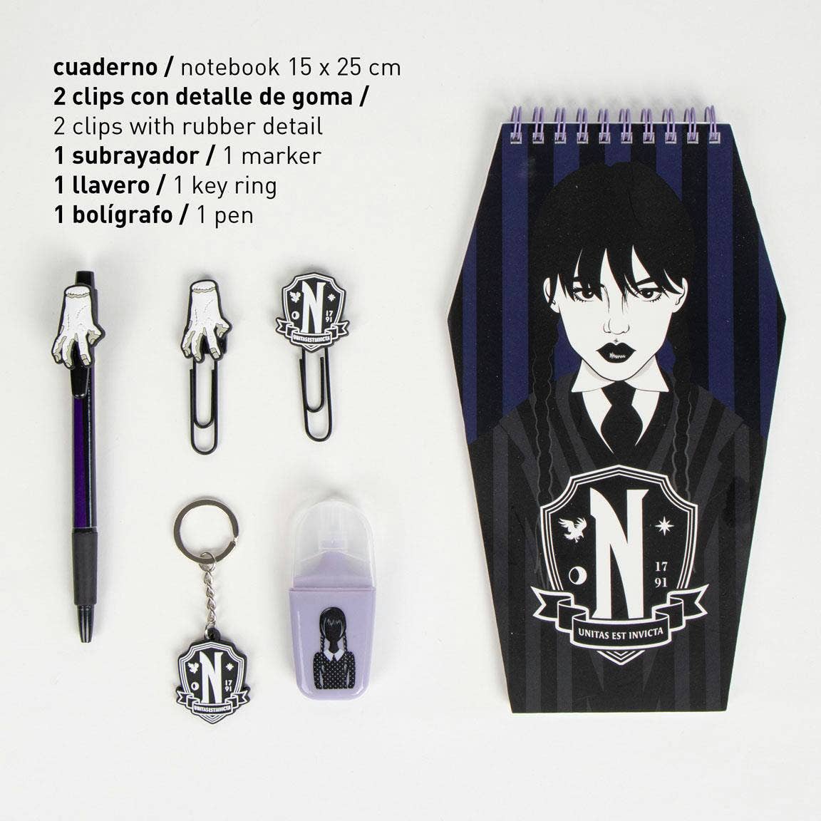 WEDNESDAY STATIONERY SET - 2700001200