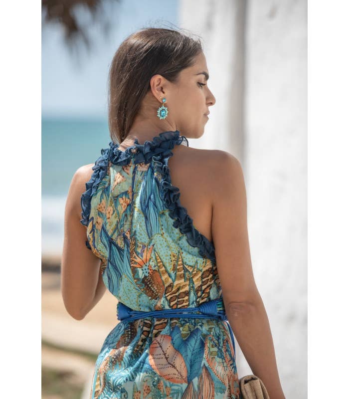 MENORCA GARR SUNSET & MOON DRESS