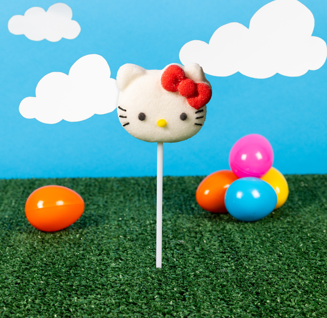 Hello Kitty Marshmallow Head on a Stick (Case of 24)