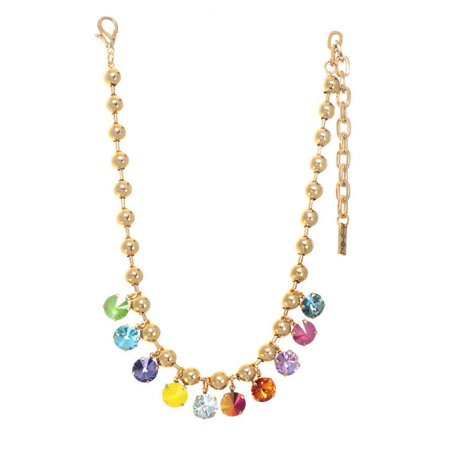 Anya Necklace in Antique Gold