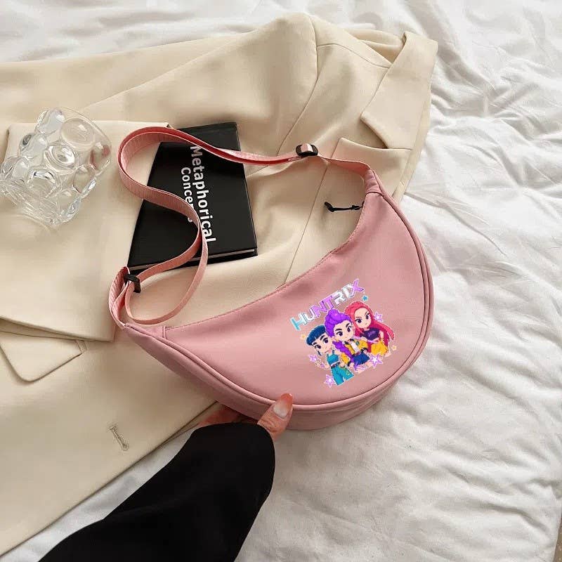 K-Pop Demon Hunters Pink Crossbody Bag