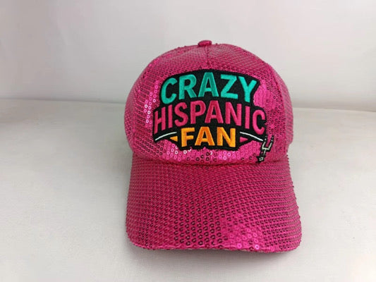 Pink Sequin Spurs Cap (SnapBack)